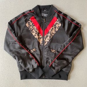 Straight To Hell “Hero” Unisex Bomber Jacket, XS